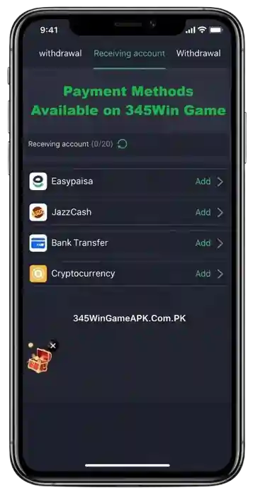 345Win Game Payment Methods