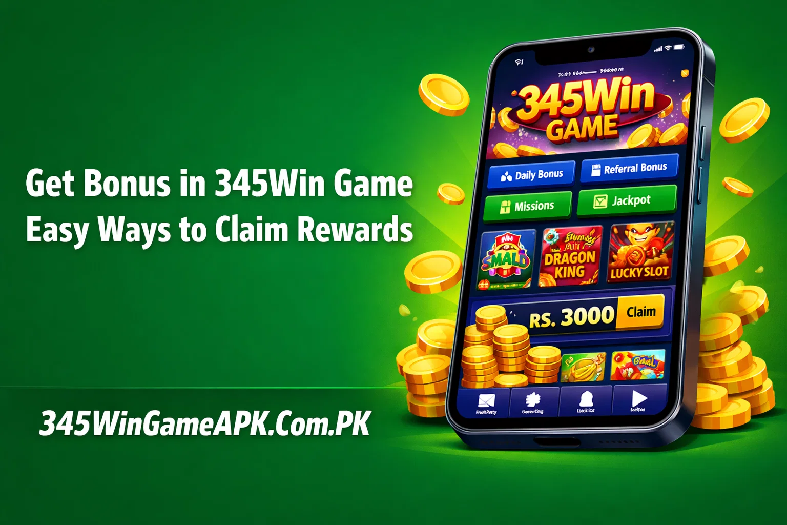 Get Bonus in 345Win Game